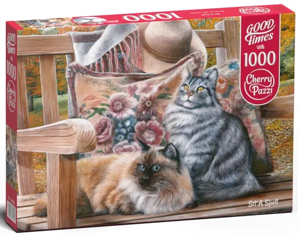 Puzzle Cherry Pazzi din 1000 de piese - Pisici drăguțe