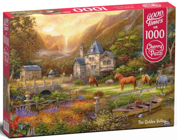 Puzzle Cherry Pazzi din 1000 de piese - Valea de Aur