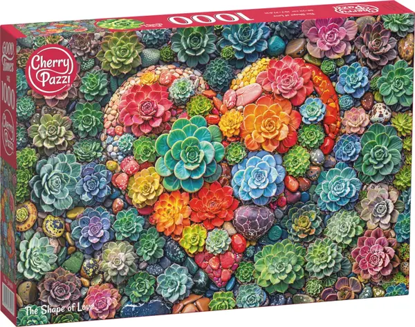 Puzzle Cherry Pazzi din 1000 piese - Formă iubirii