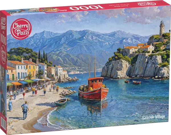 Puzzle Cherry Pazzi din 1000 piese - Sat de coastă