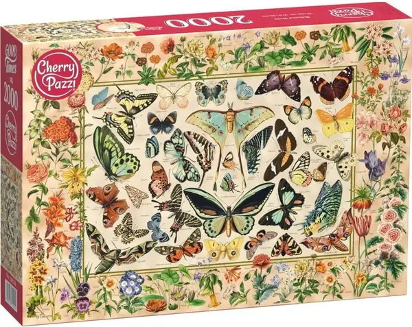 Puzzle Cherry Pazzi din 2000 piese - Lumea botanicii