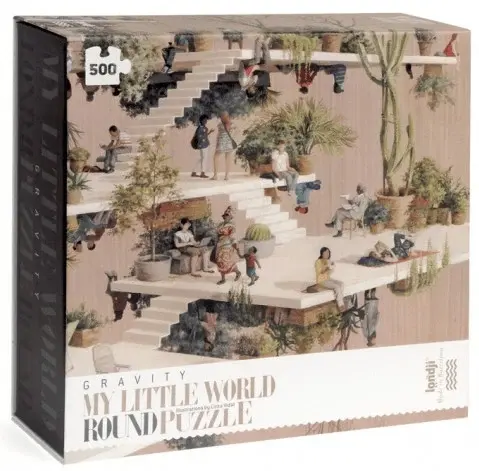 Puzzle Circular-Descopera lumea intr-o perspectiva rotunda,500 piese