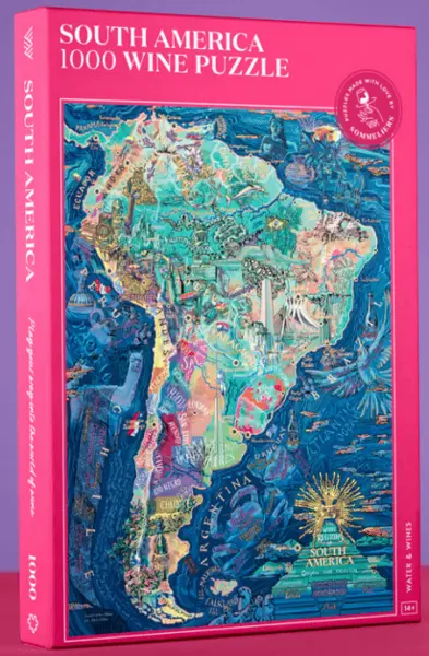 Puzzle clasic 1000 piese - America de Sud | Water & Wines