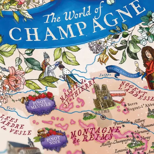 Puzzle clasic 1000 piese - Champagne | Water & Wines