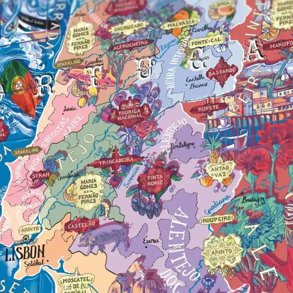 Puzzle clasic 1000 piese - Portugalia | Water & Wines
