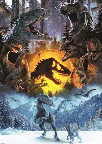 Puzzle clasic - Jurassic World - In lumea Jurassic Park | Trefl