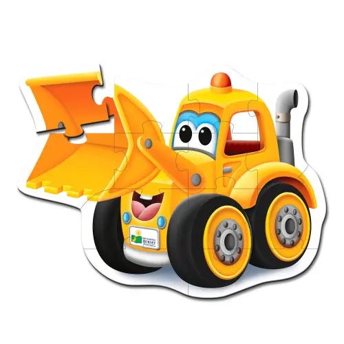 Puzzle clasic - Primul meu puzzle de podea - Excavator | The Learning Journey