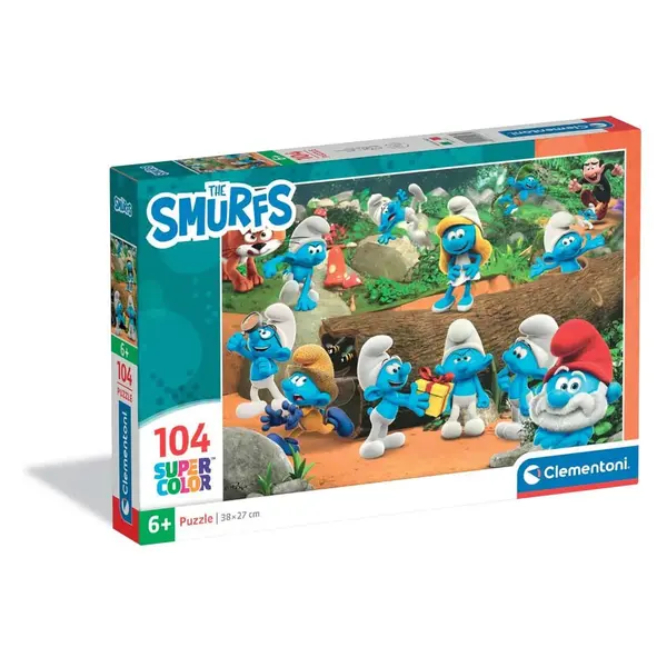 Puzzle Clementoni 104 piese Strumfii 25037