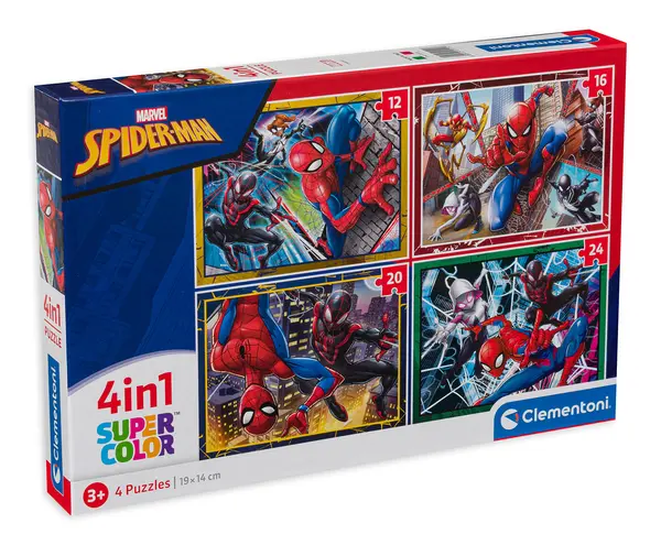 Puzzle Clementoni 4 în 1 - Spider-Man
