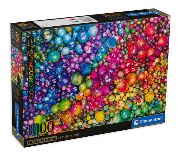 Puzzle Clementoni din 1000 de piese - Bile colorate
