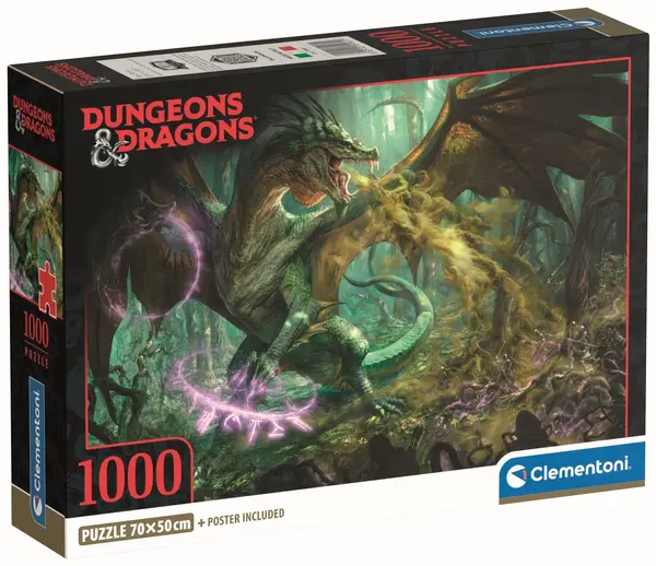 Puzzle Clementoni din 1000 piese - Dungeons & Dragons, tip 2