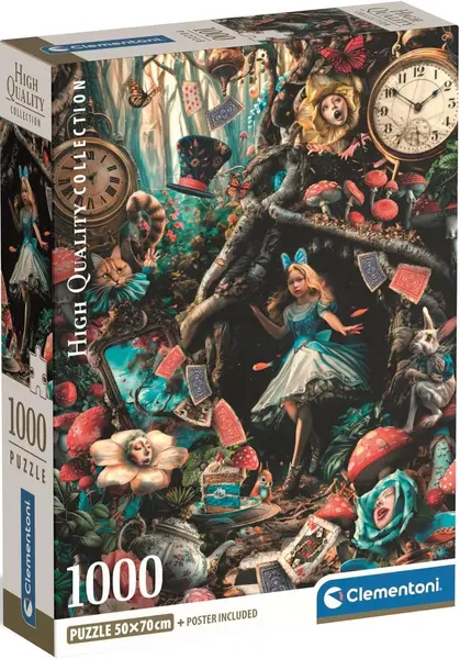 Puzzle Clementoni din 1000 piese - Încă o zi în Țara Minunilor