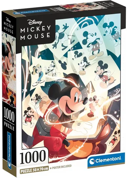 Puzzle Clementoni din 1000 piese - Magia lui Mickey Mouse