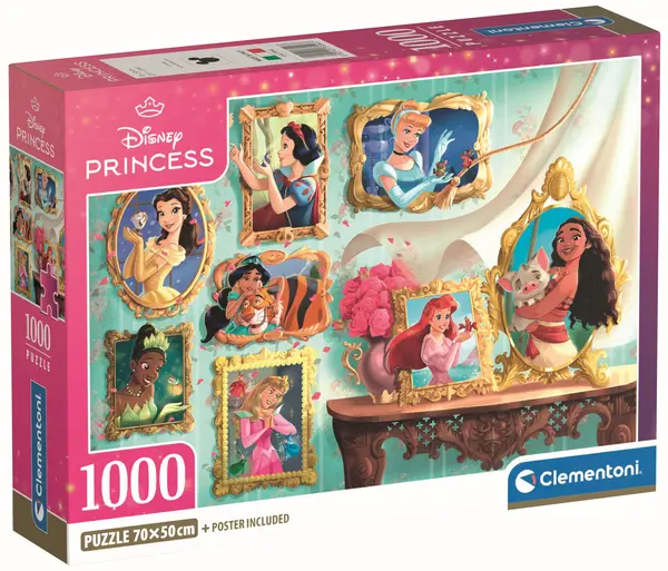 Puzzle Clementoni din 1000 piese - Prințesele Disney