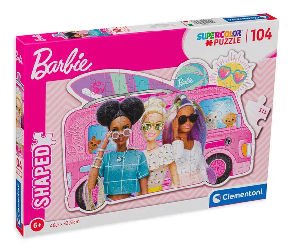 Puzzle Clementoni din 104 de piese - Barbie la mare