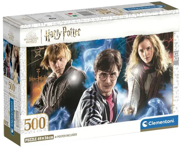 Puzzle Clementoni din 500 piese - Harry Potter și prietenii