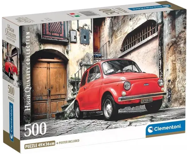 Puzzle Clementoni din 500 piese - Mașina roșie