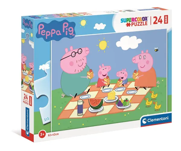 Puzzle Clementoni, Maxi, Peppa Pig, 24 piese