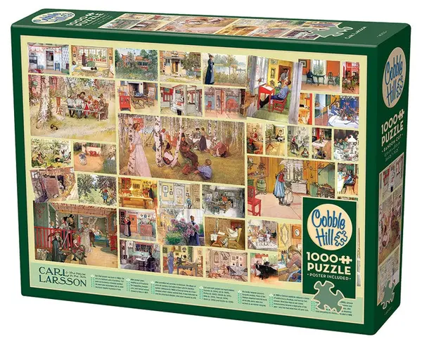 Puzzle Cobble Hill din 1000 de piese - Carl Larson