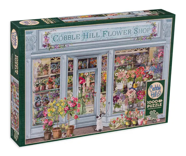 Puzzle Cobble Hill din 1000 de piese - Flori în Paris