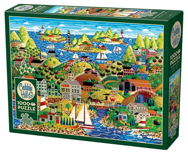 Puzzle Cobble Hill din 1000 de piese - Întoarcerea de la mare