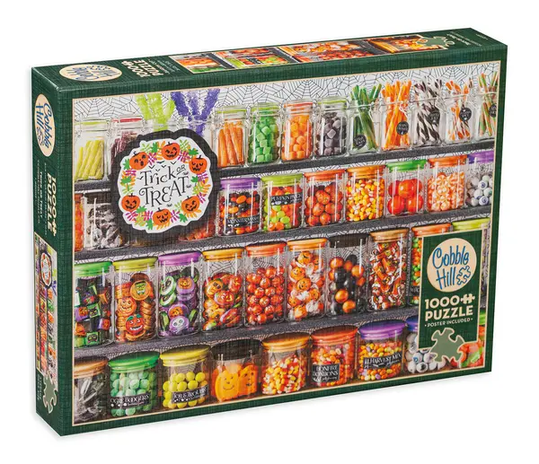 Puzzle Cobble Hill din 1000 de piese - Truc sau tratament