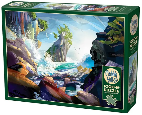Puzzle Cobble Hill din 1000 de piese - Valuri de coastă
