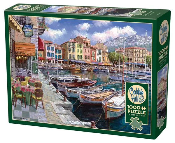 Puzzle Cobble Hill din 1000 piese - Cafea în Cassis