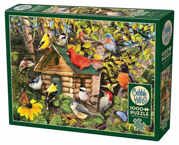 Puzzle Cobble Hill din 1000 piese - Căsuță pentru păsări