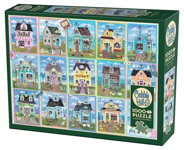 Puzzle Cobble Hill din 1000 piese - Magazine la malul mării