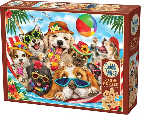 Puzzle Cobble Hill din 275 piese - Petrecere în hamac