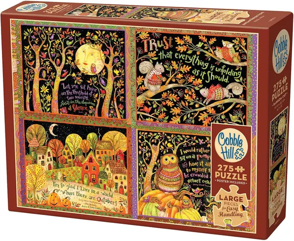 Puzzle Cobble Hill din 275 piese - Reflecții de toamnă