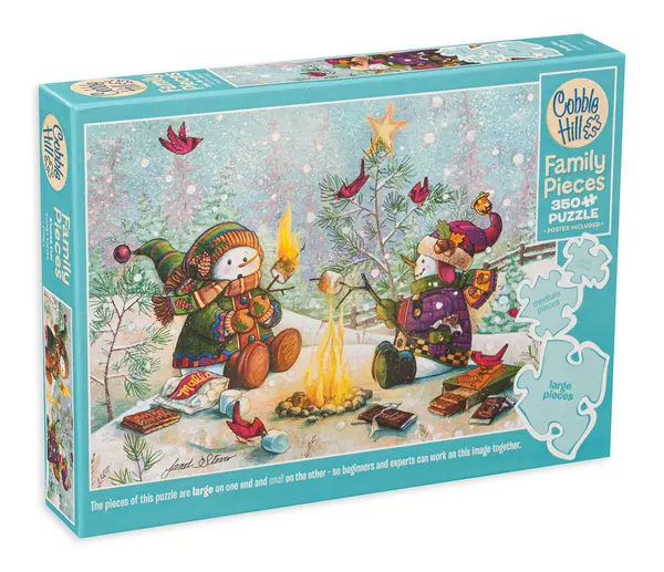 Puzzle Cobble Hill din 350 XXL de piese - Aventuri de iarnă
