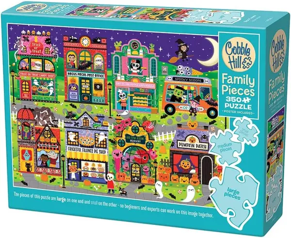 Puzzle Cobble Hill din 350 XXL piese - Oraș fantomă