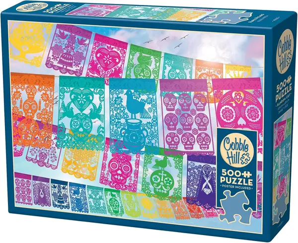 Puzzle Cobble Hill din 500 de piese - Decorațiune mexicană
