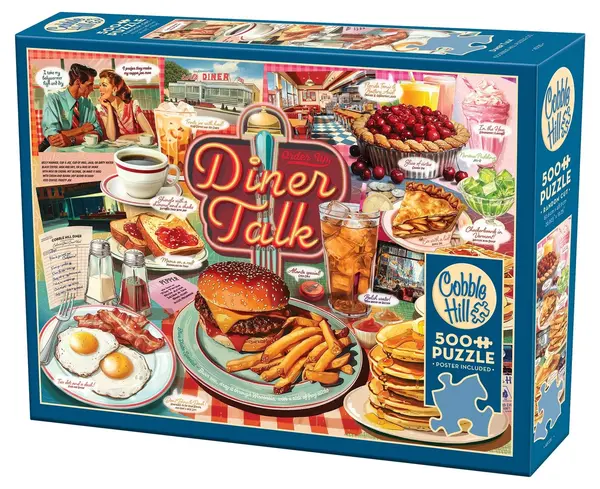 Puzzle Cobble Hill din 500 de piese - Dulceață retro