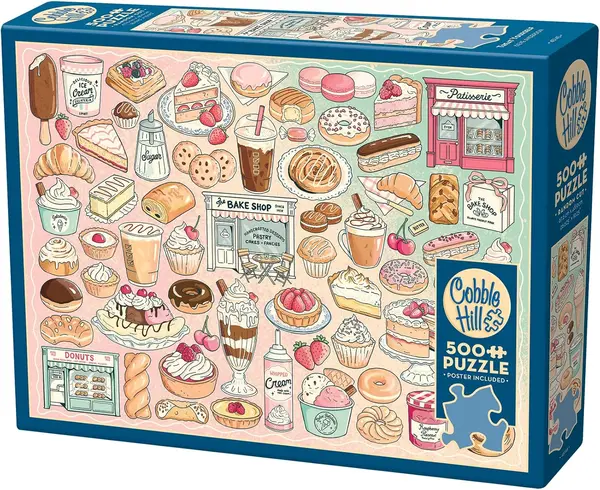 Puzzle Cobble Hill din 500 de piese - Răsfață-te