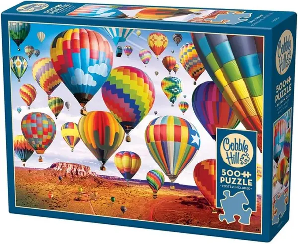 Puzzle Cobble Hill din 500 de piese - Zbor colorat
