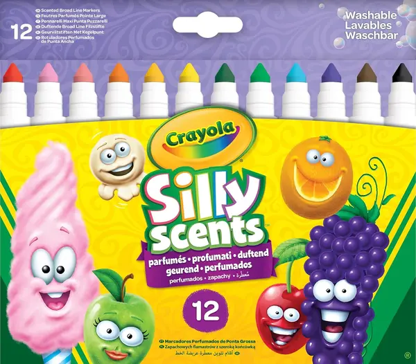 Puzzle Crayola Silly Scents din 12 piese - Culori
