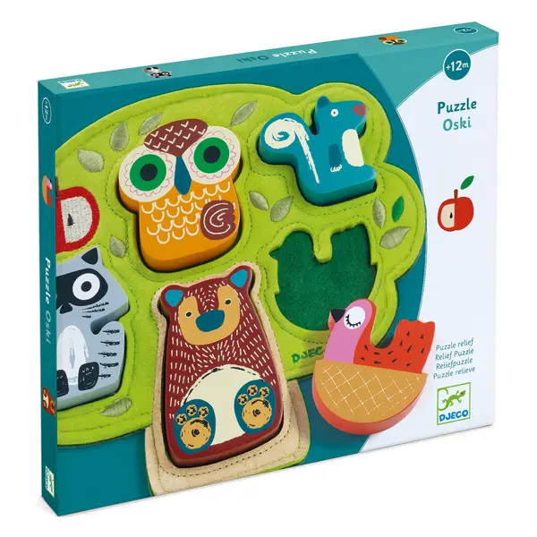 Puzzle cu animale Oski