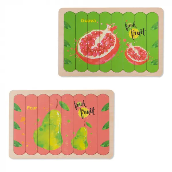 Puzzle cu Benzi de Potrivire cu Doua Fete