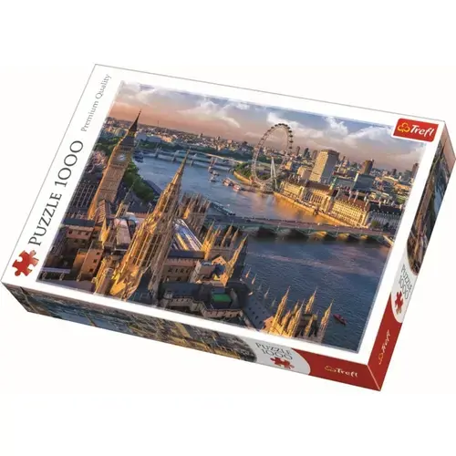 Puzzle cu imaginea raului Tamisa in Anglia 1000 de piese