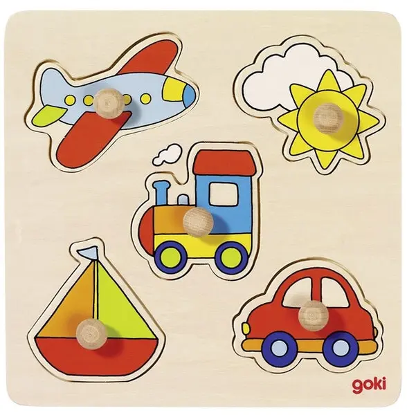 Puzzle cu mânere Goki - Excursie