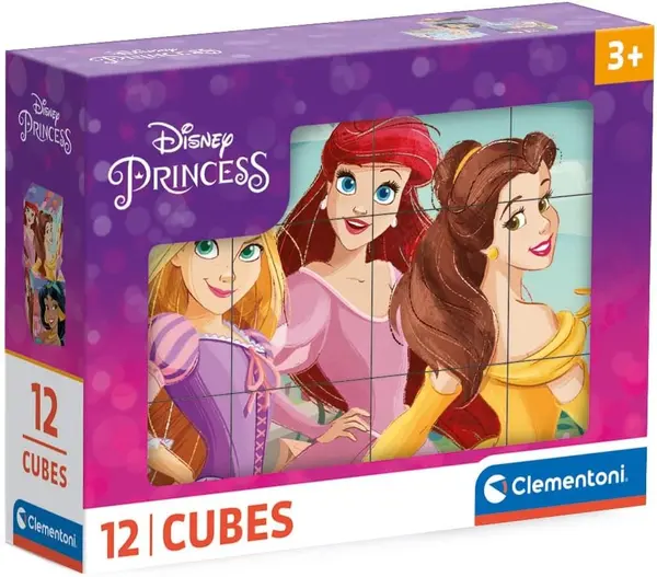 Puzzle cub Clementoni din 12 piese - Prințese Disney