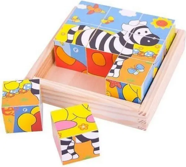 Puzzle cubic - Safari | Bigjigs