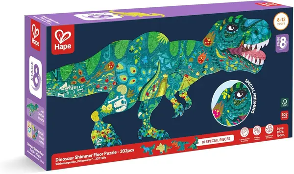 Puzzle de podea HaPe cu 202 de piese - Dinozaur