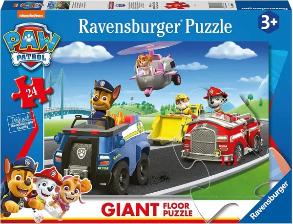 Puzzle de podea Ravensburger din 24 piese - Paw Patrol , option 1
