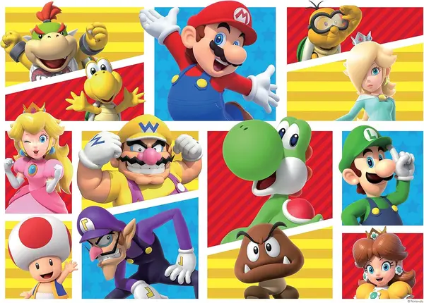 Puzzle de podea - Super Mario, 125 piese | Ravensburger