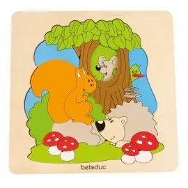 Puzzle Descopera Padurea Beleduc