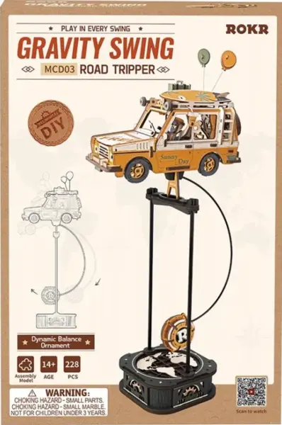 Puzzle din lemn 228 piese - Roadf Tripper | Robotime